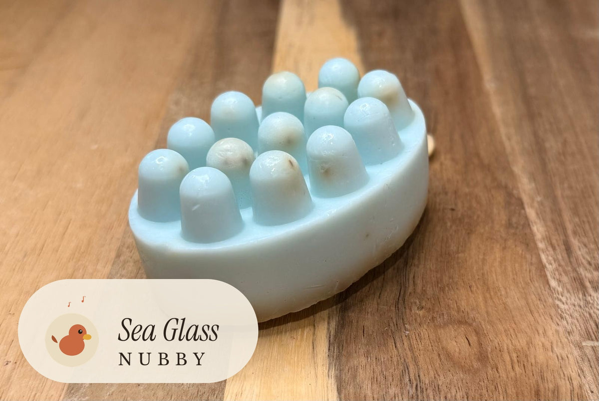 Sea Glass Nubby Massage Soap Bar